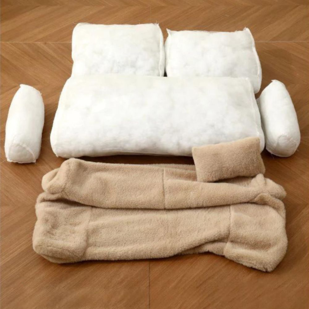 Canapé pour chien Cosysofa avec coussin amovible pour un confort modulable