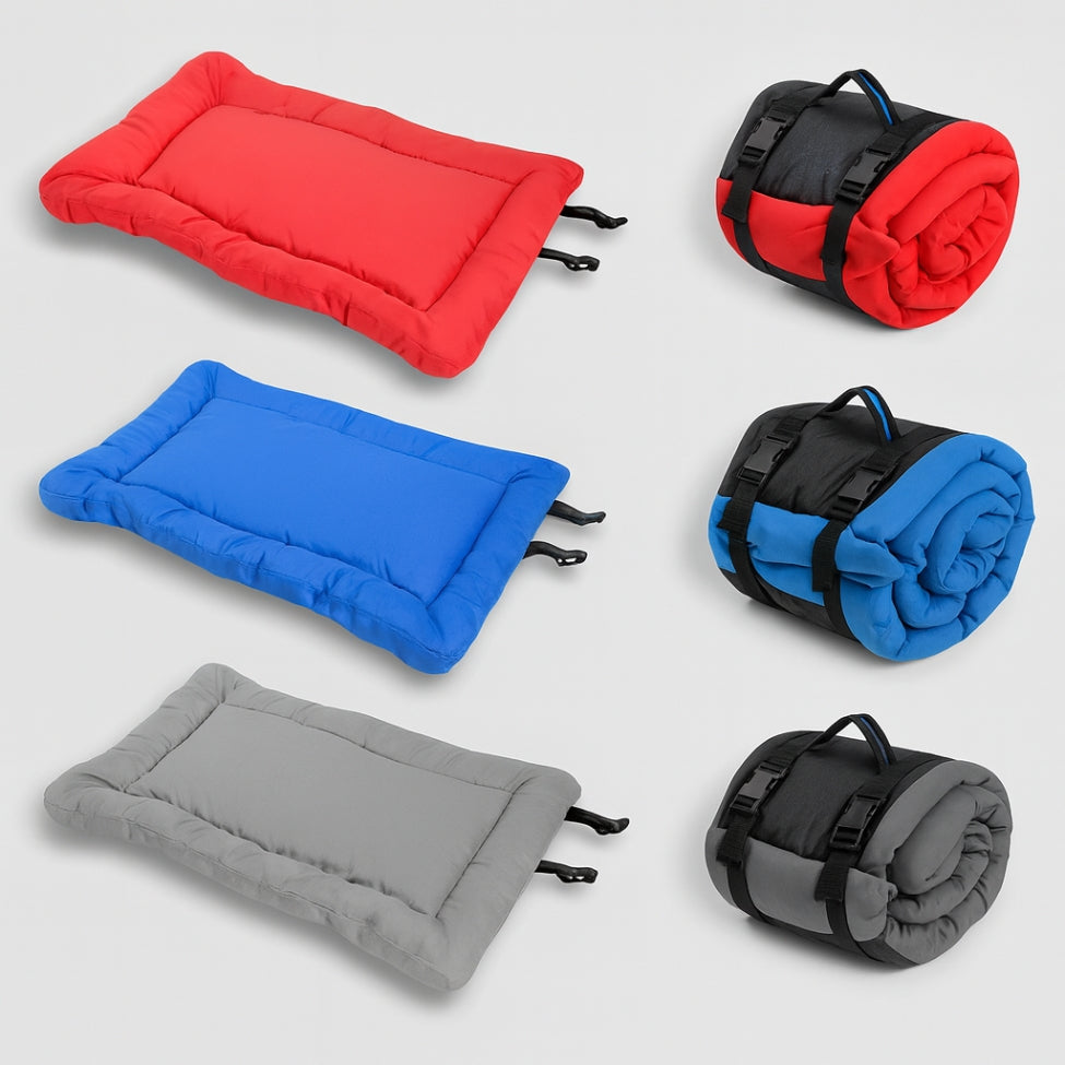 ModĂšle des matelas pour chien disponible en trois couleurs