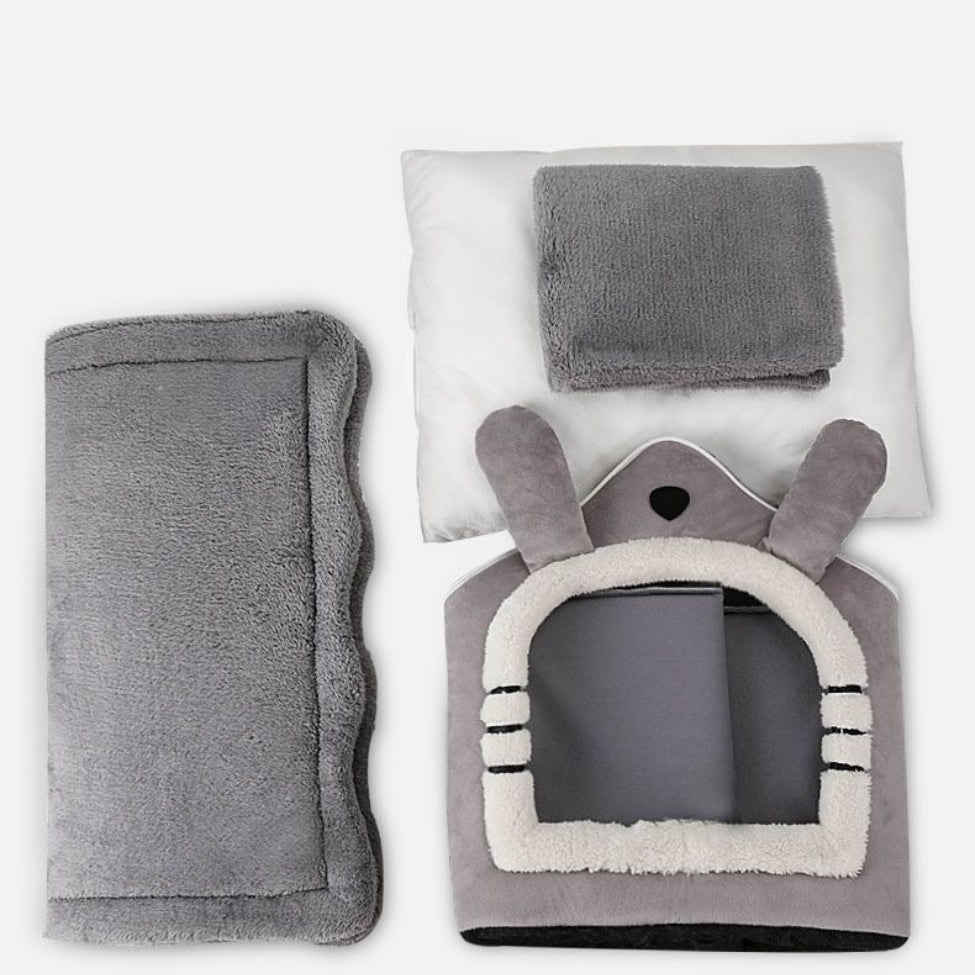 Niche pour chien intérieur Doux Foyer, amovible et pliable