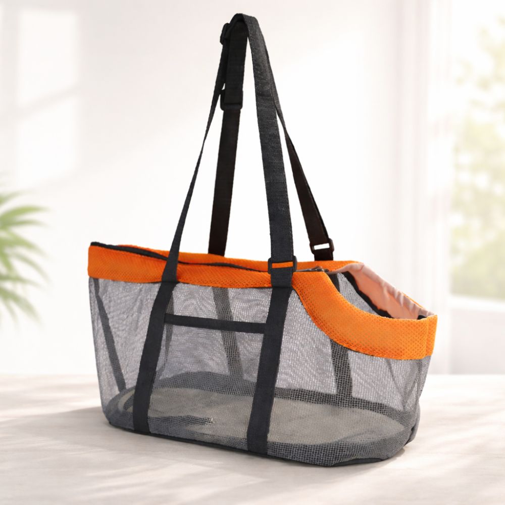 Sac pour chien respirant en maille ventilée pour transporter un petit chien confortablement