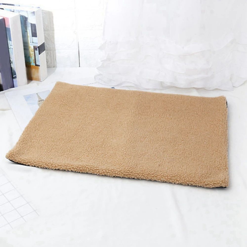 Tapis pour chien beige chaud et moelleux