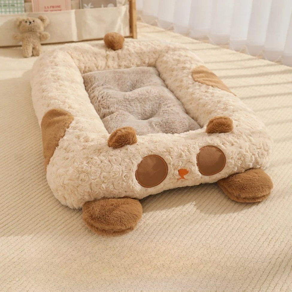 Canapé chien - lit, modèle original décoré façon panda