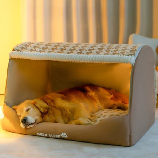 chien-endormi-paisiblement-niche-pour-chien-interieur