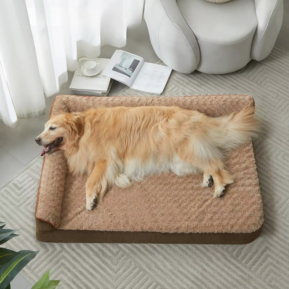 lit pour chien orthopedique, ideal pour le sommeil réparateur de golden 