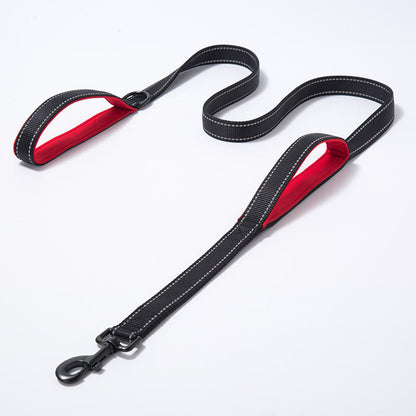 laisse pour chien qui tire rouge