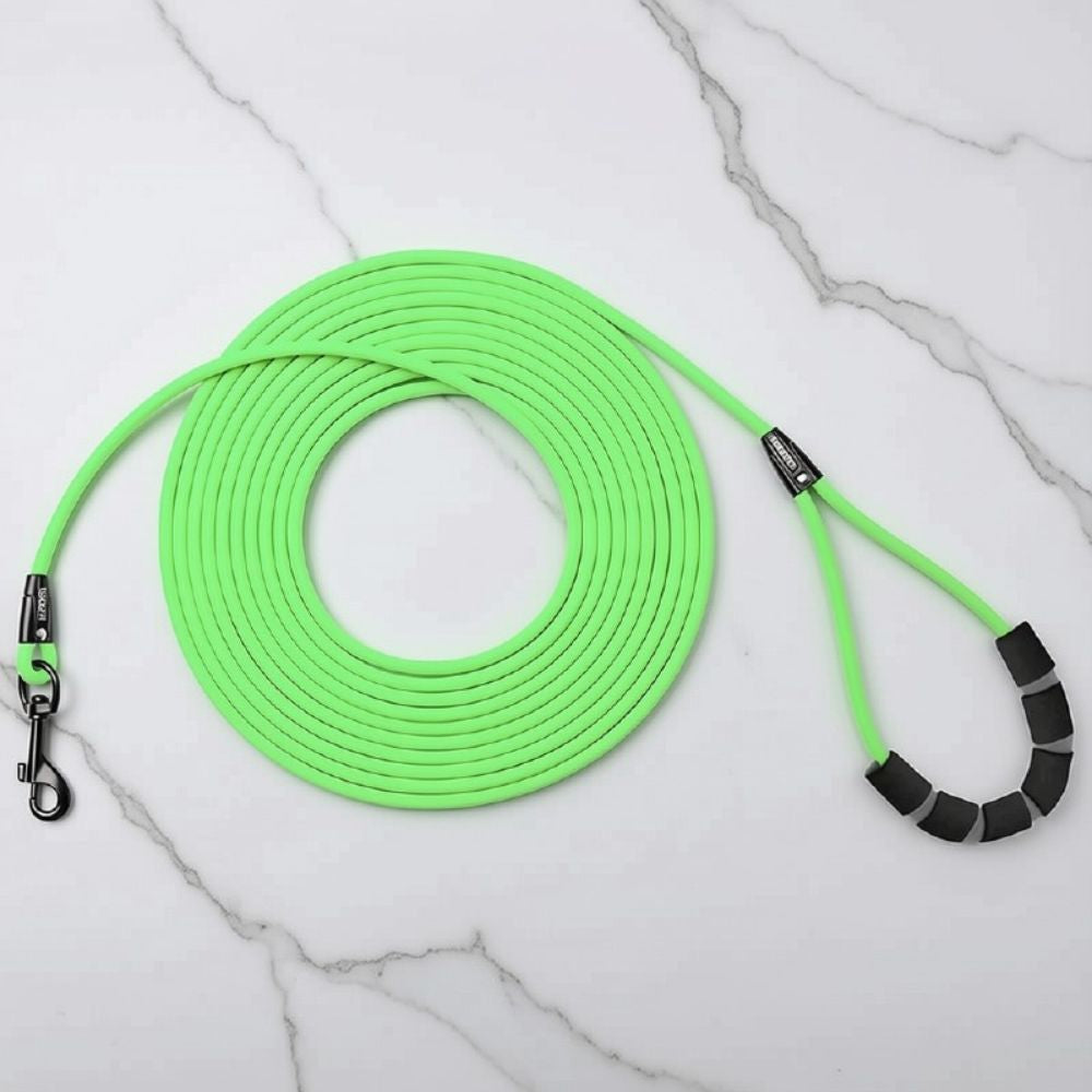 laisse pour chien de couleur verte fluo résistante