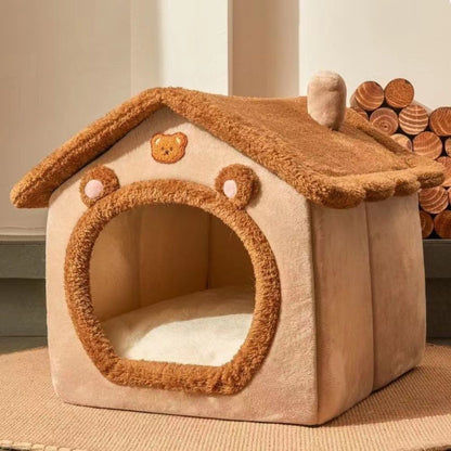 Niche pour chien intérieur cosy et design, idéale pour un appartement