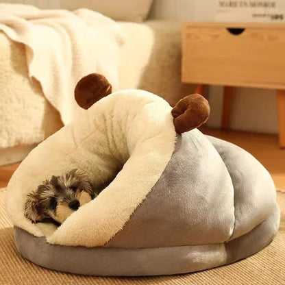 Maisonnette chien intérieur confortable pour un petit chien