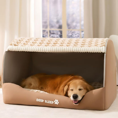 Niche pour chien intérieur Karo, idéale pour la sieste du Golden