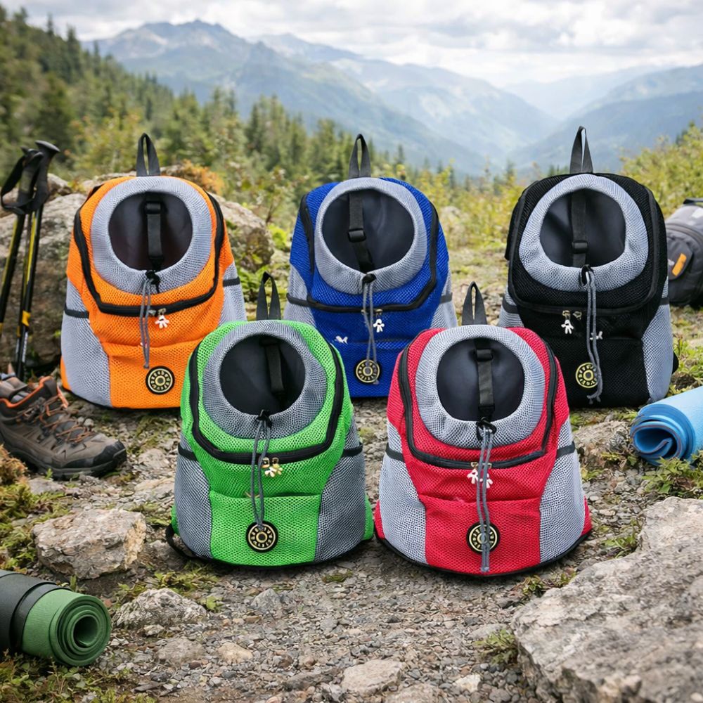 Sac à dos transport chien disponible en plusieurs couleurs pour petit chien
